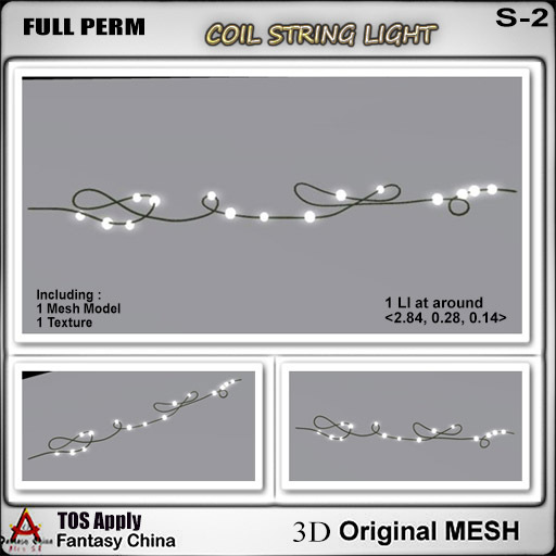 Full Perm Coil string Lights