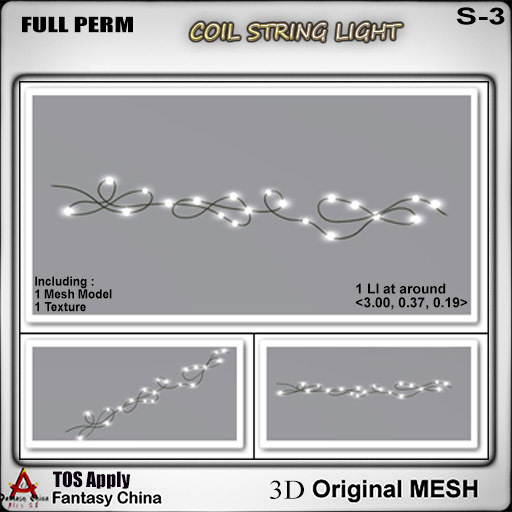 Full Perm Coil string Lights