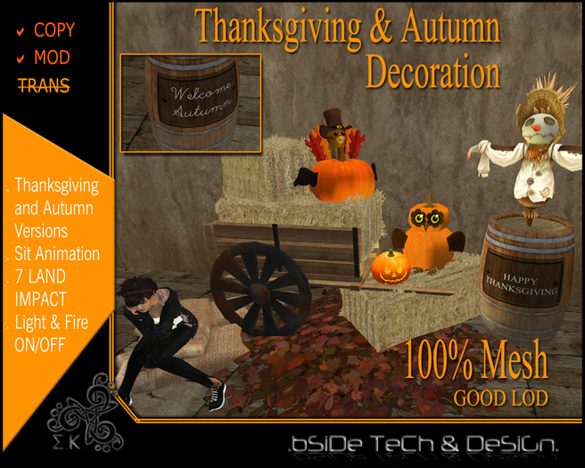 .bSiDe TeCH & DeSiGn. - Fall Decoration Set (Open Me)