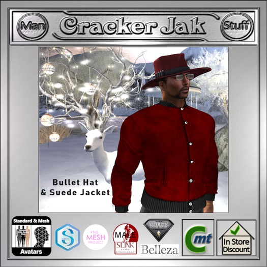 Jak Suede Burgundy Boxed