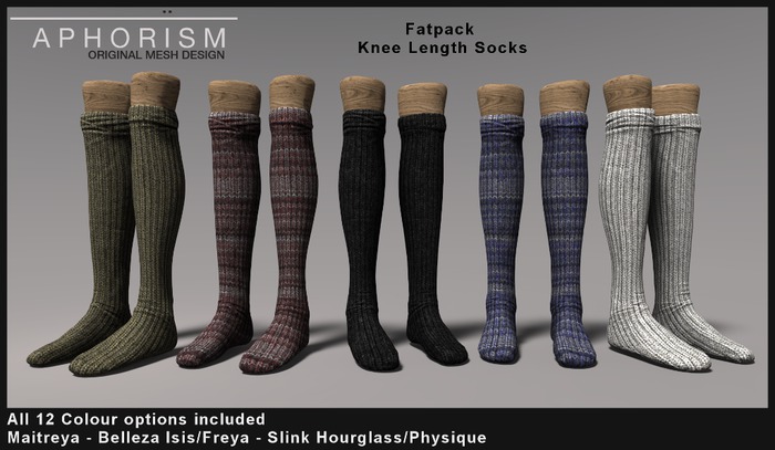 !APHORISM! Knee Socks - Colours