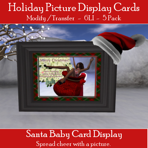 {sc} Santa Baby Photo Card - 5 pack