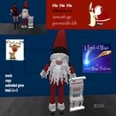Ho Ho Ho Whatever Santa doll gifts Santa Sac