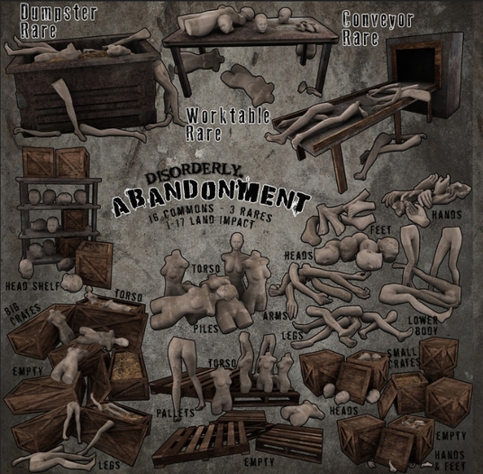 DISORDERLY. / Abandonment / Worktable / RARE