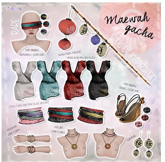 ::Axix:: Maehwa Yukata Blue