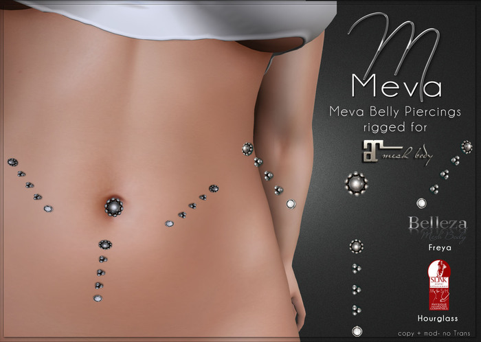 Meva Belly Piercing rigged complete Demo Box [Wear Me]