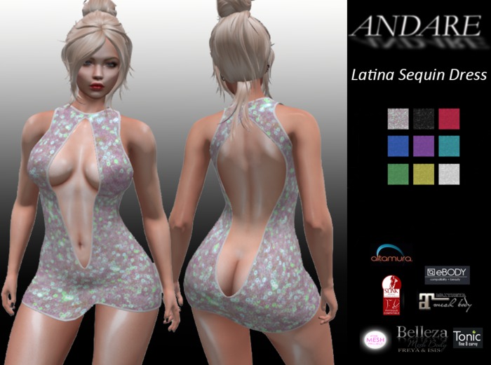 Andare - Latina Sequin Dress DEMO