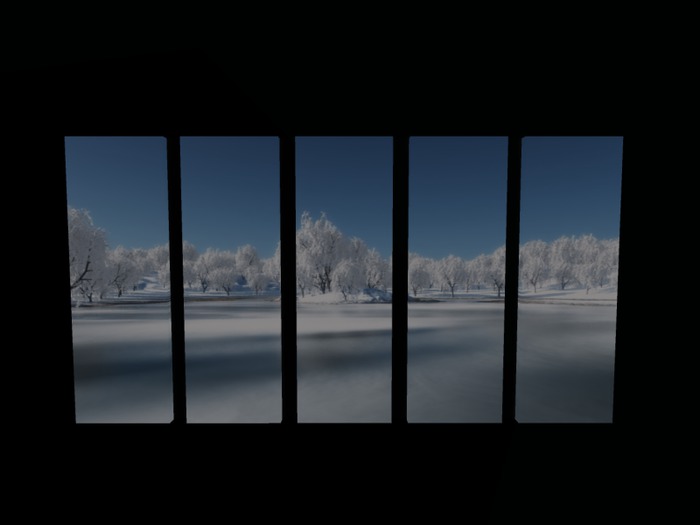 Mesh Winter Wall Decoration