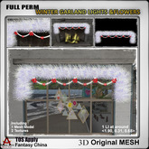 FC- FP Mesh Winter Garland - Lights&Flowers 