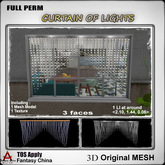  Full Perm Curtain of Lights