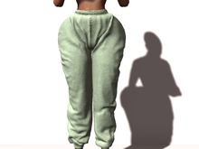 YENTEMENTS - BASIC HIGHWAISTED SWEATPANTS MINT CHIP
