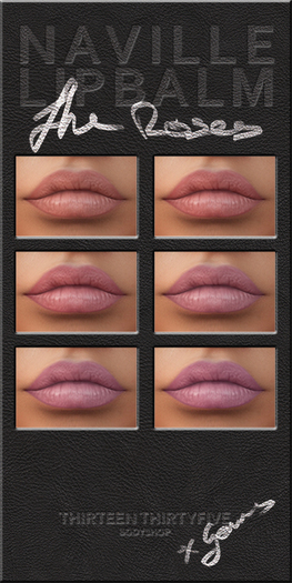 1335 x Genus - Naville Lipbalm The Roses