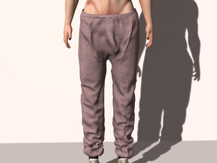YENTEMENTS - MENS BASIC SWEAT PANT (DUSTY ROSE)