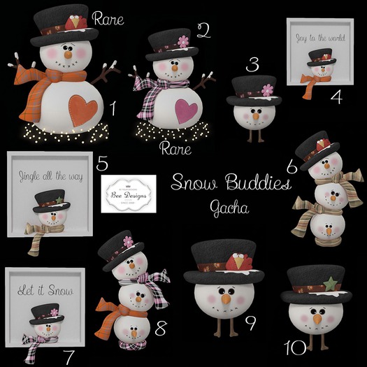 Bee Designs Snow Buddies Gacha 9