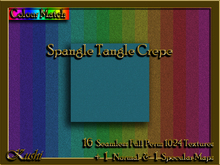 !Kushi! SpangleTangleCREPE Textures -WEAR TO UNPACK