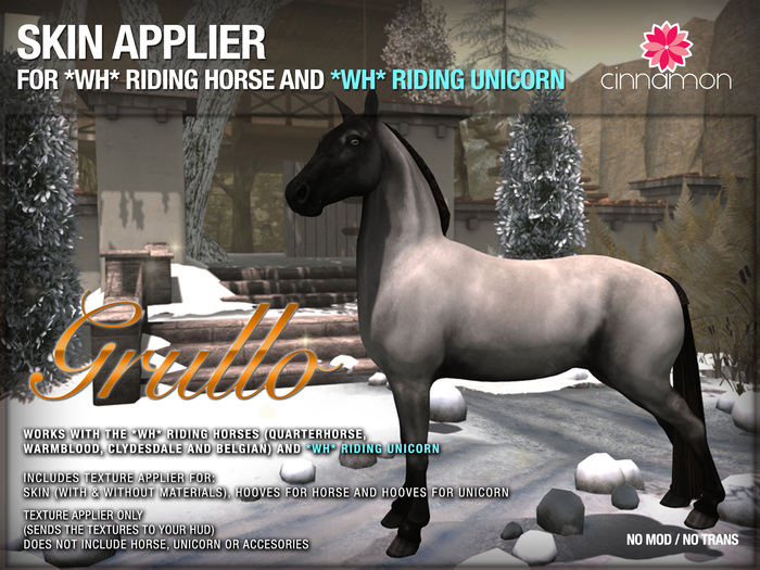 *CINNAMON* WHRU&WHRH - Grullo