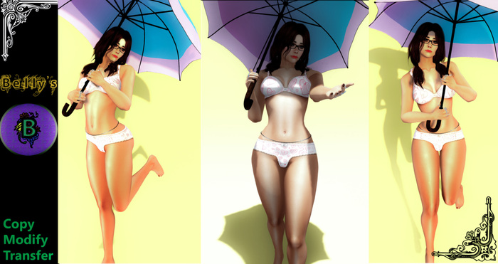 Belly's Umbrella Poses
