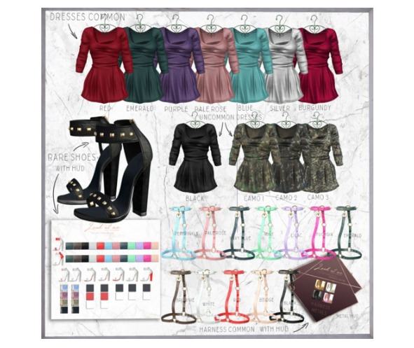 Look At Me. Harness : Dress - Red COMMON