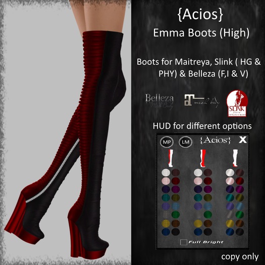 {Acios} Emma Boots (High)