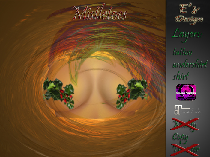 Pasties Mistletoe E's Design