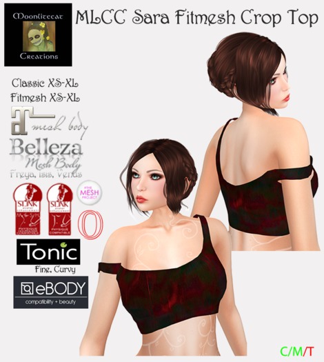 MLCC Sara Fitmesh Crop Top Box