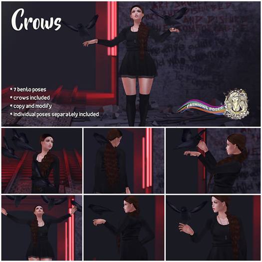 Fashiowl Poses - Crows // BOX