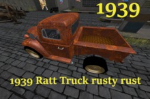 1939 RATT truck - rusty rust (boxed)