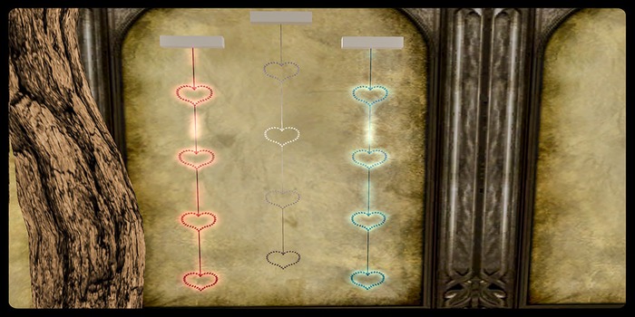 /< Hanging Hearts PROMO boxed