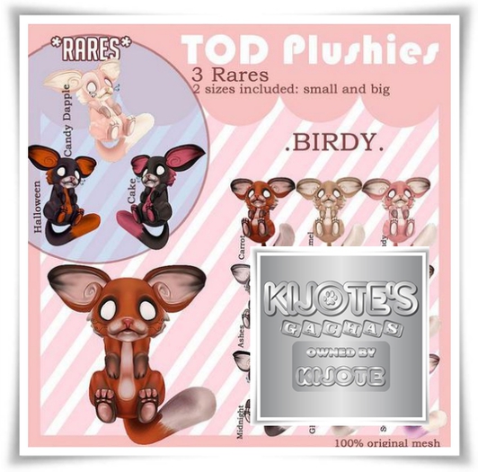 .Birdy. TOD plushie {caramel} [BOX] 2