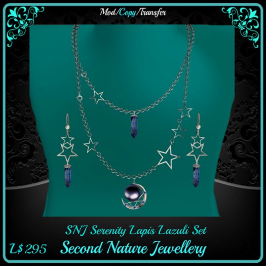 SNJ Serenity lapis set