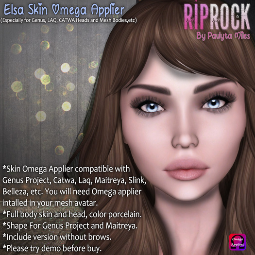 DEMO RipRock - Elsa Omega Applier color porcelain