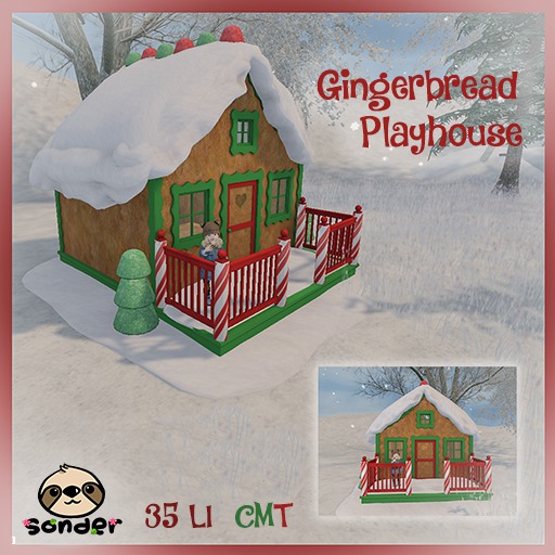 {-sonder-} Gingerbread Playhouse BOXED
