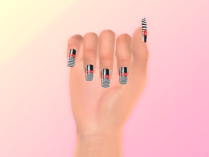 Nails Applier - Black Heart