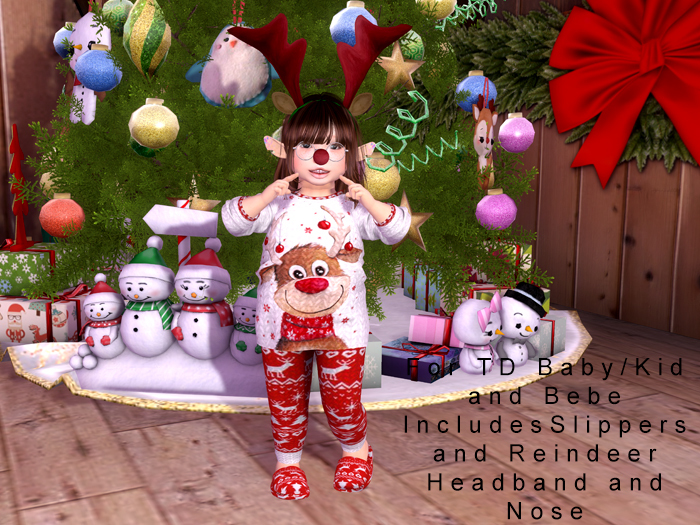 Xmas Reindeer 1 - TD and Bebe