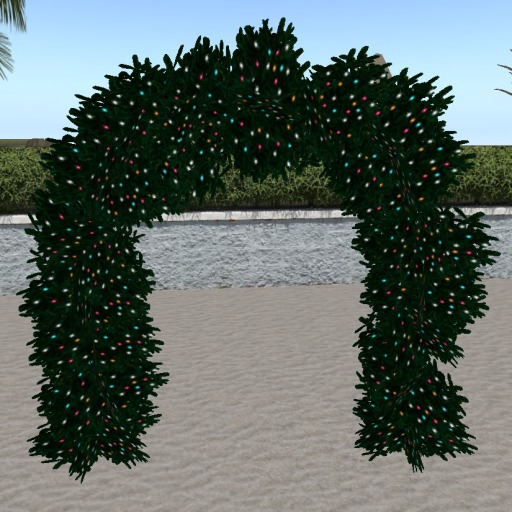 Fir Lighted Gate Boxed