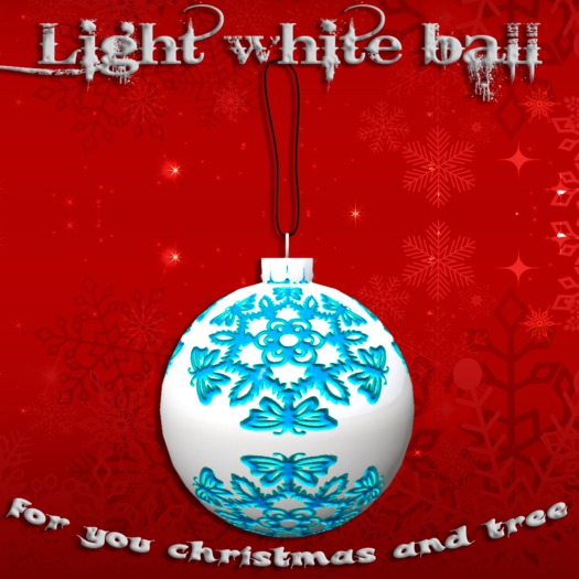 Light white ball