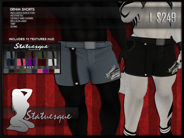 [S] Denim Shorts