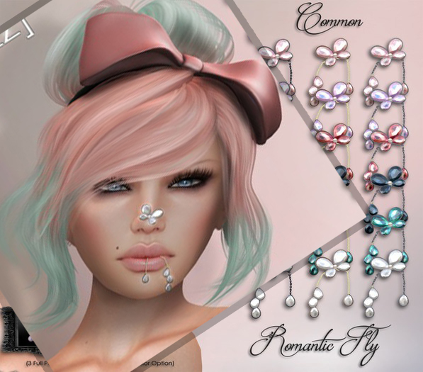 [Glitzz] Romantic Fly - Black/Lavander