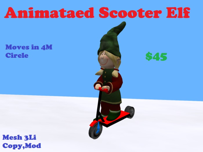 Scooter Girl Elf