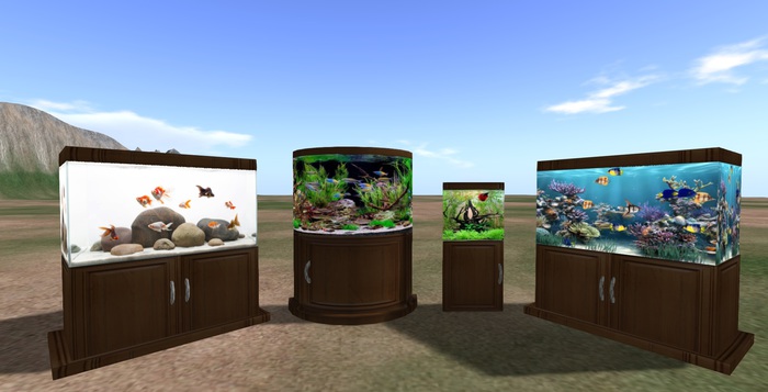 Second Life Marketplace Bundle Of Fish Tanks
