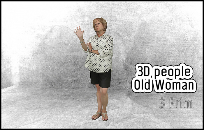 MESH PEOPLE - YO_V.Old-woman