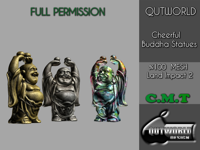.::QUTWORLD Cheerful Buddha Statues::.FP Unpack (ADD)