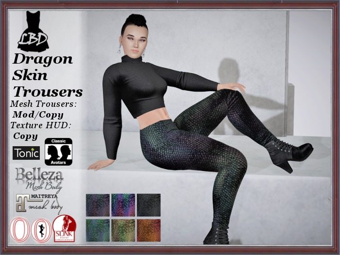 *LBD* Dragon Scale Trousers