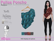 Pallas Poncho With Hud Pattern