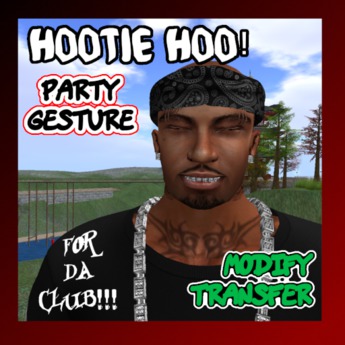Second Life Marketplace - :: CHAOZ CARTEL:: "HOOTIE HOO!" Club Gesture