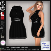 SLC Layered Dress Rosa black