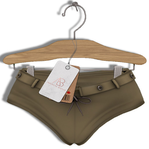 [AB] Spandex Shorts Olive