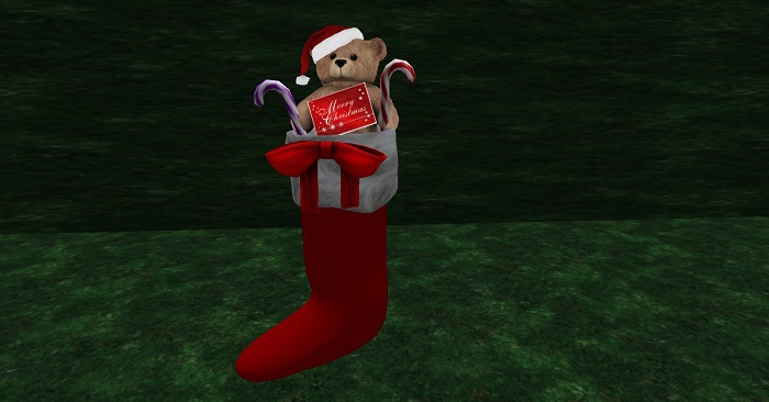 CHRISTMAS BEAR HOLIDAY STOCKING