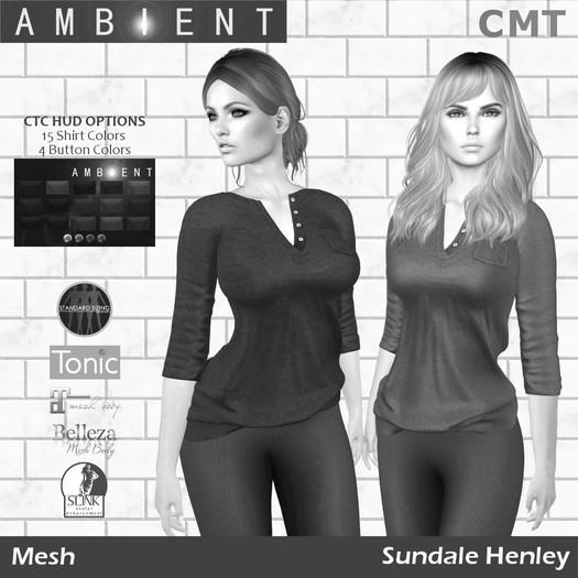 [AMBI] DEMO Mesh Sundale Henley (BOXED)