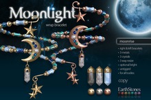 EarthStones Moonlight Wrap Bracelets - Moonrise